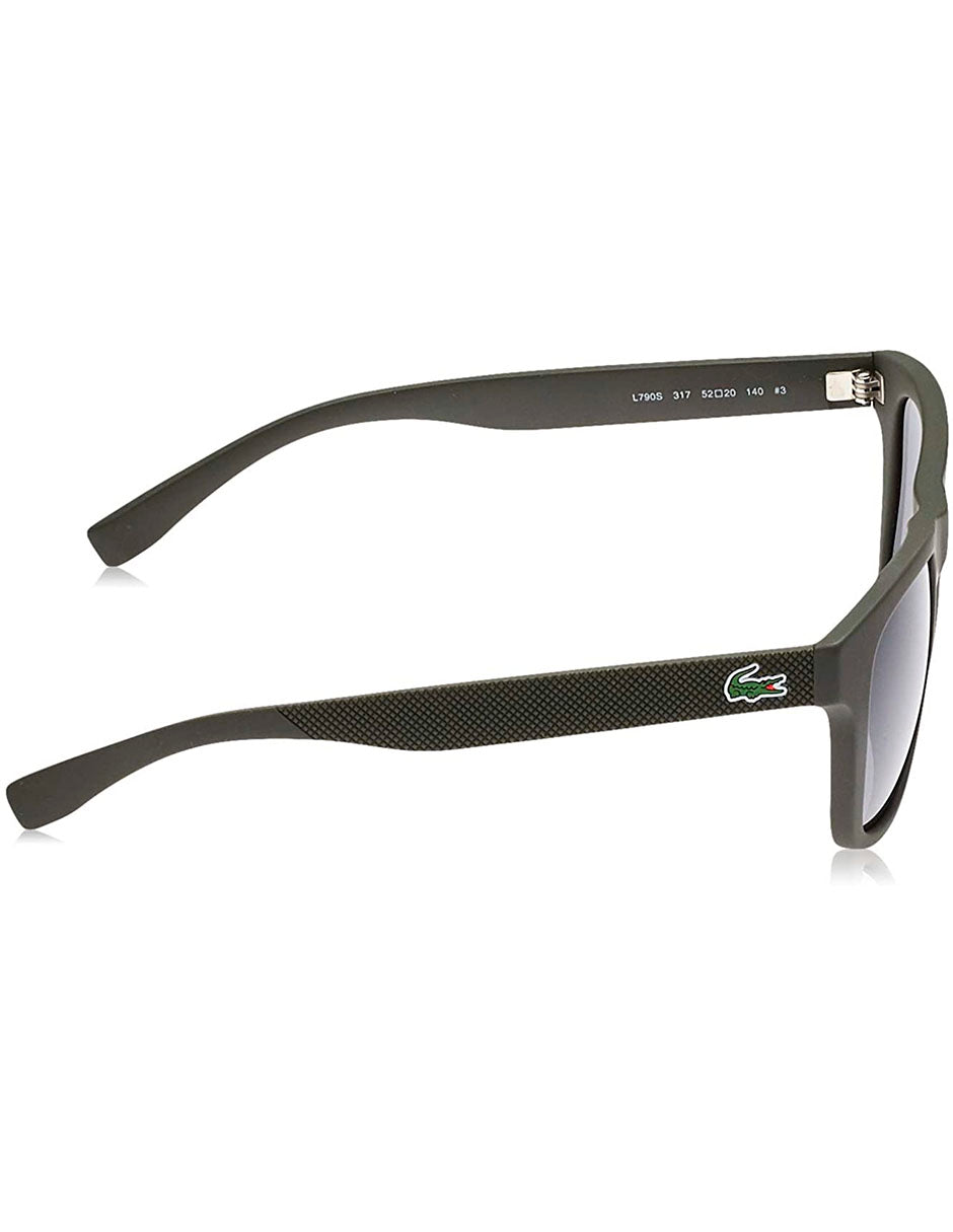 LENTE DE SOL LACOSTE L790S 317 52MM VERDE OSCURO