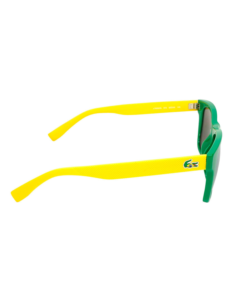 LENTE DE SOL LACOSTE L790SOG 315 AMARILLO/VERDE