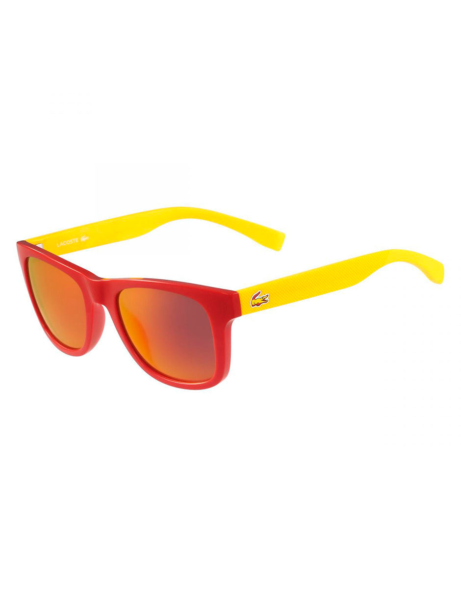 LENTE DE SOL LACOSTE L790SOG 630 52MM ROJO/AMARILLO