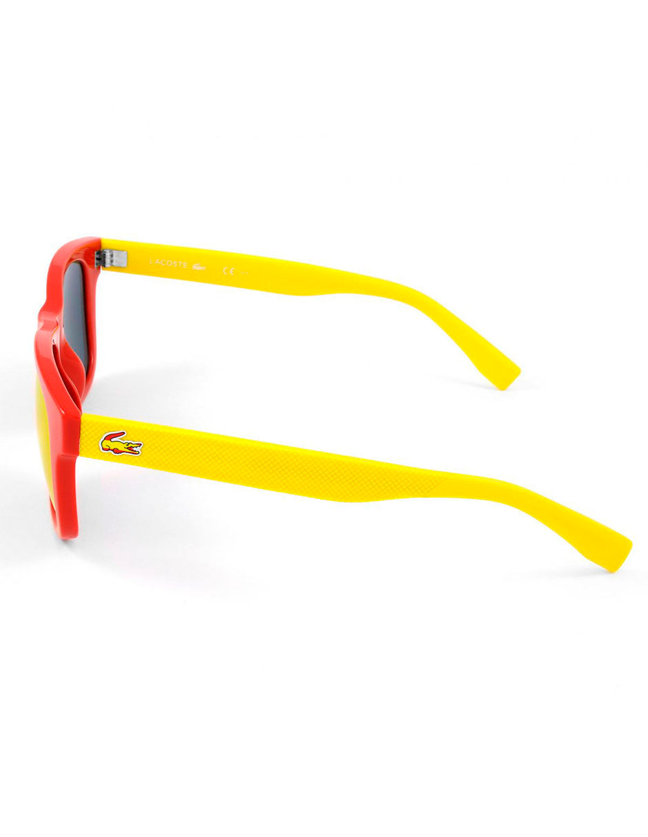 LENTE DE SOL LACOSTE L790SOG 630 52MM ROJO/AMARILLO