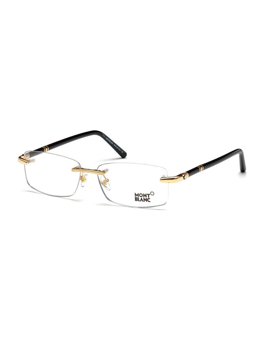 ARMAZÓN OFTÁLMICO MONT BLANC MB0476 032 57MM ORO NEGRO