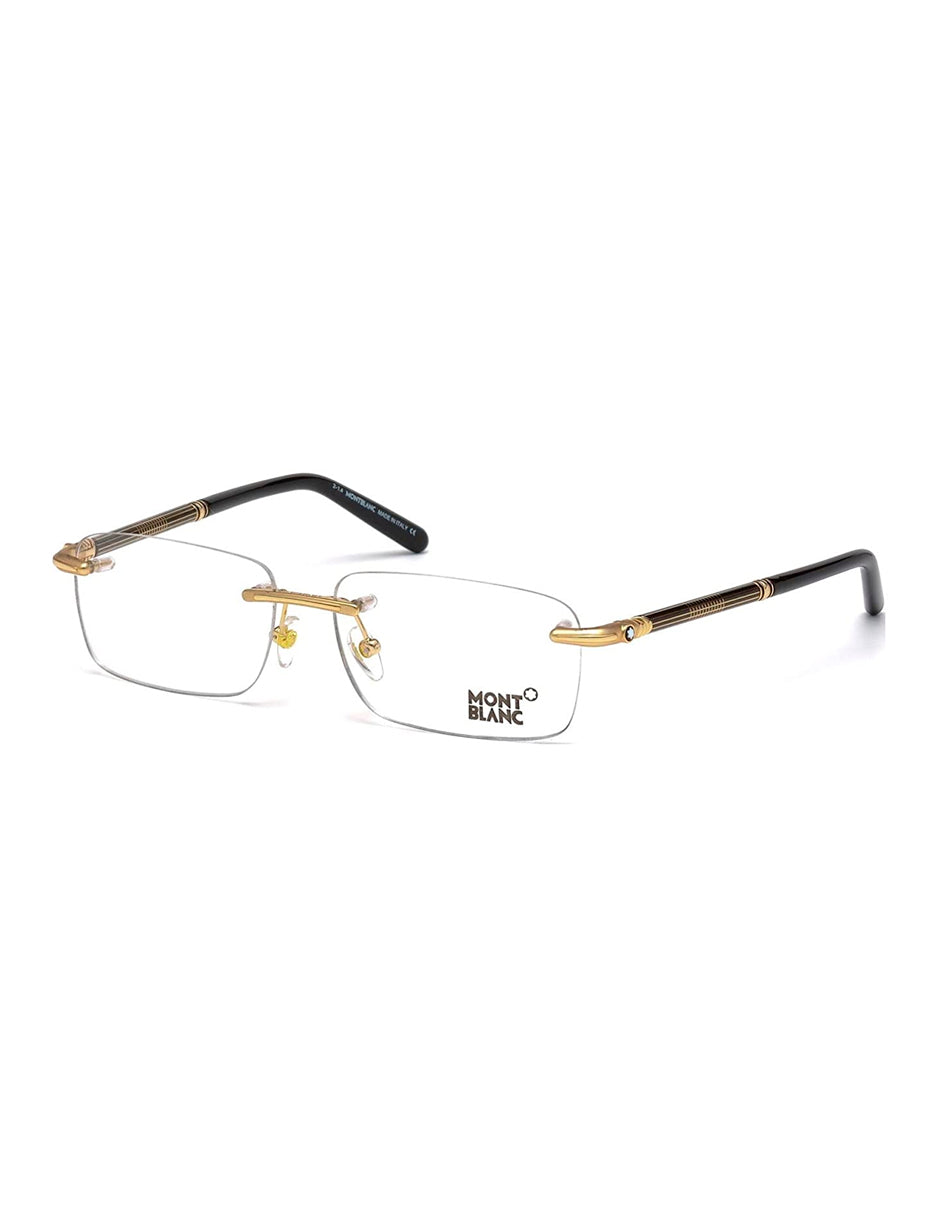 ARMAZÓN OFTÁLMICO MONT BLANC MB0492 030 56MM ORO