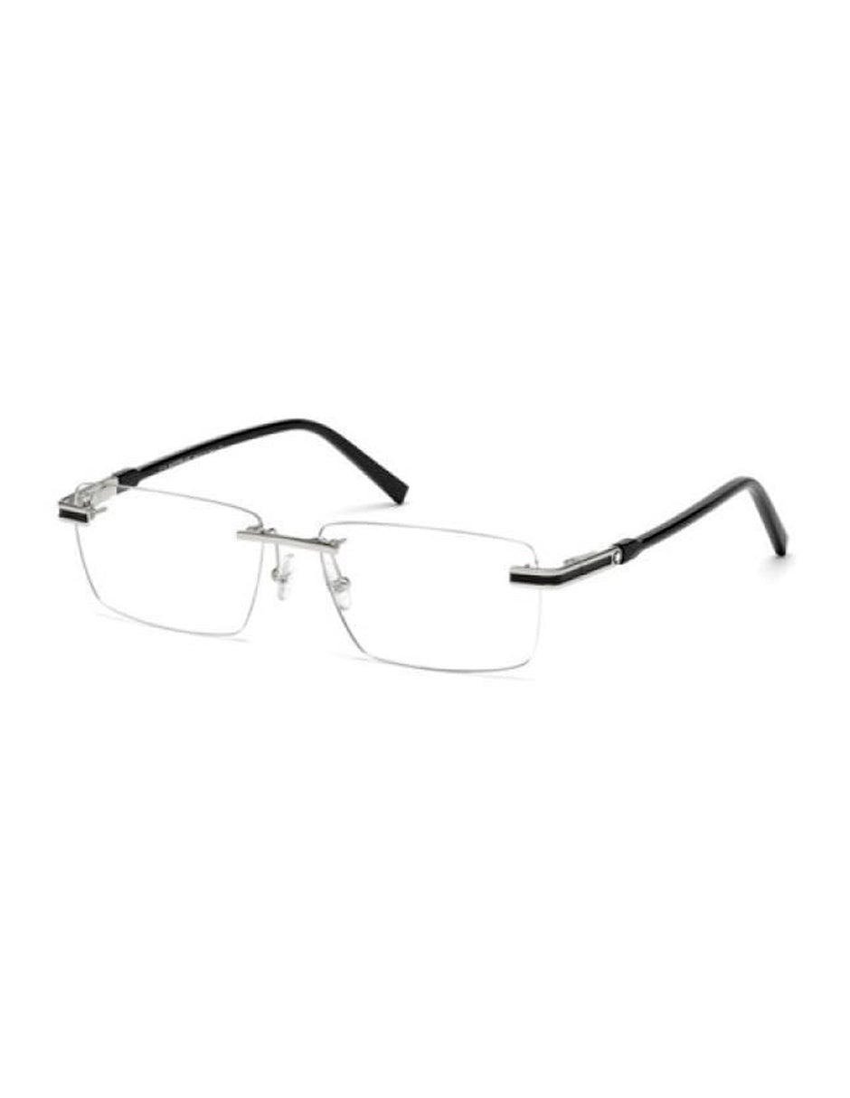 ARMAZON OFTALMICO MONT BLANC MB0692 016 57MM PLATA