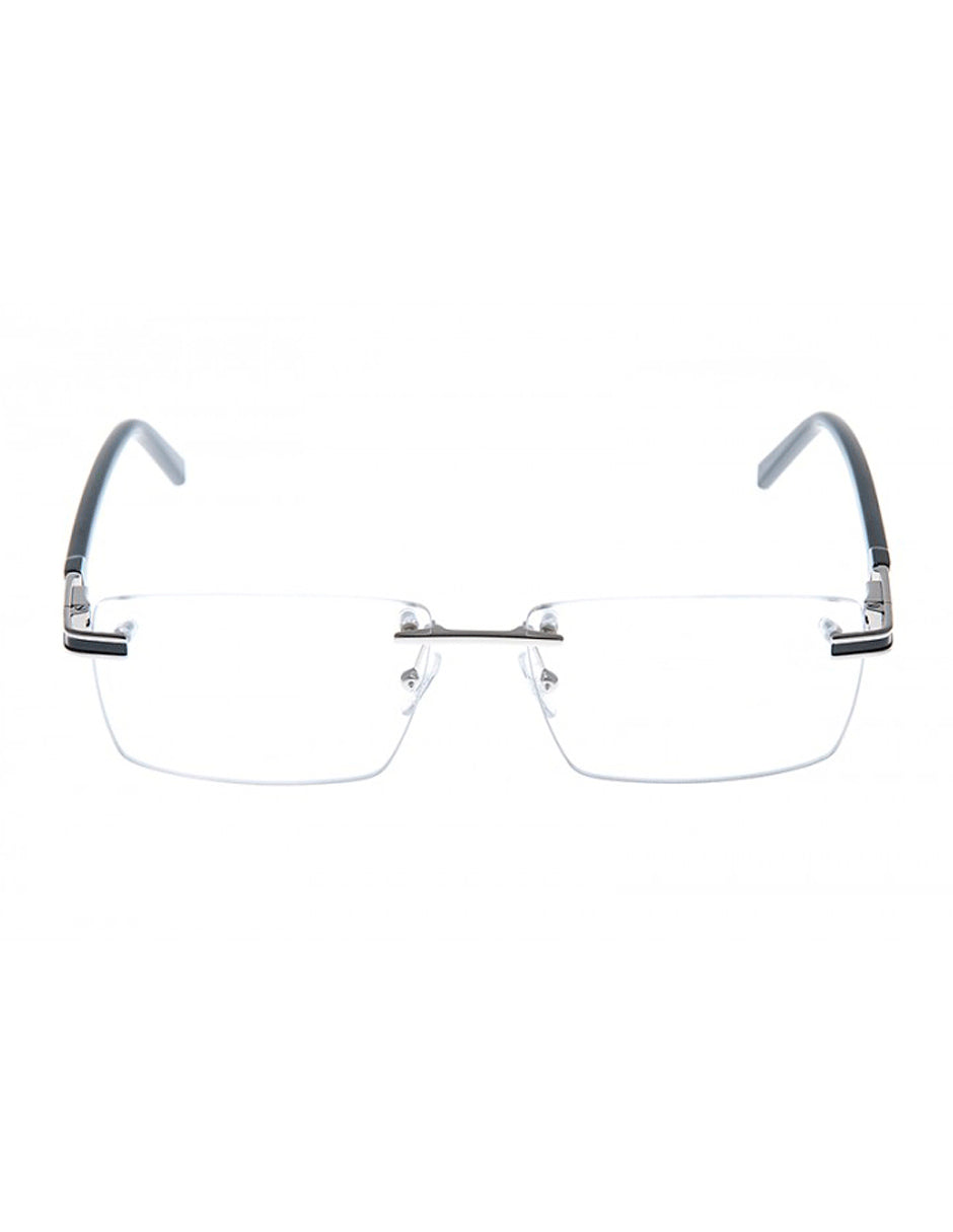 ARMAZON OFTALMICO MONT BLANC MB0692 016 57MM PLATA