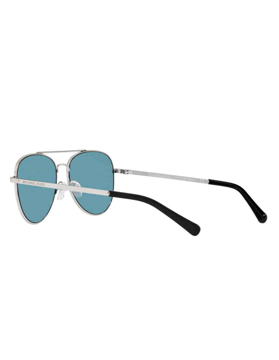 LENTES DE SOL MICHAEL KORS MK1045 11536J 56-15 PLATEADO