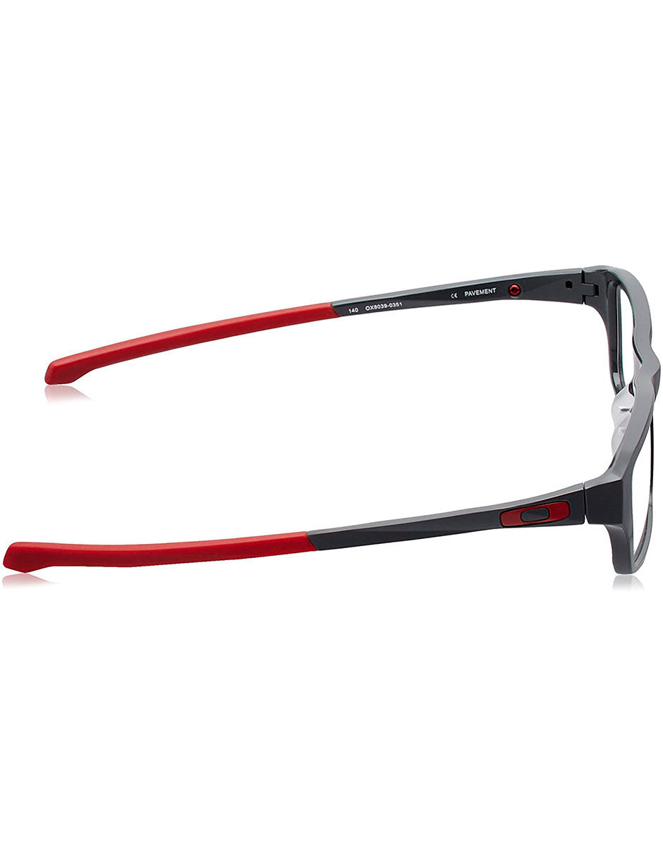 ARMAZÓN OFTÁLMICOS OAKLEY OX8039 0655 NEGRO/ROJO