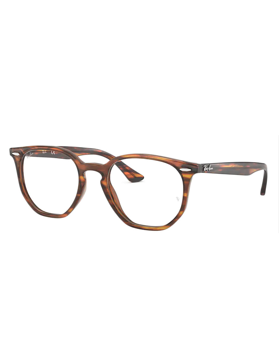 ARMAZÓN OFTÁLMICO RAY BAN RB7151F 5797 52MM HAVANA MARRON ROJO