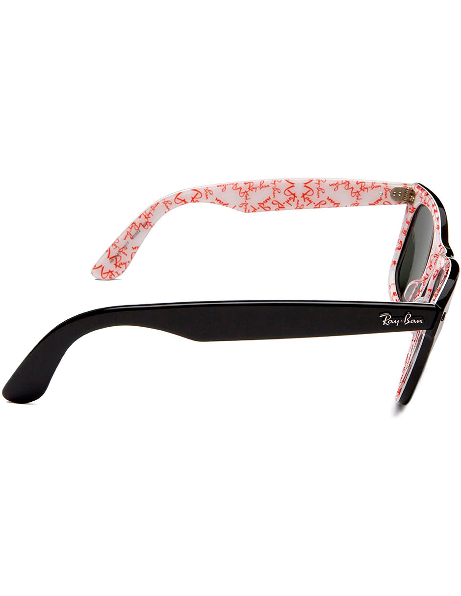 LENTE DE SOL RAY BAN RB2140F 1017 ROJO/BLANCO