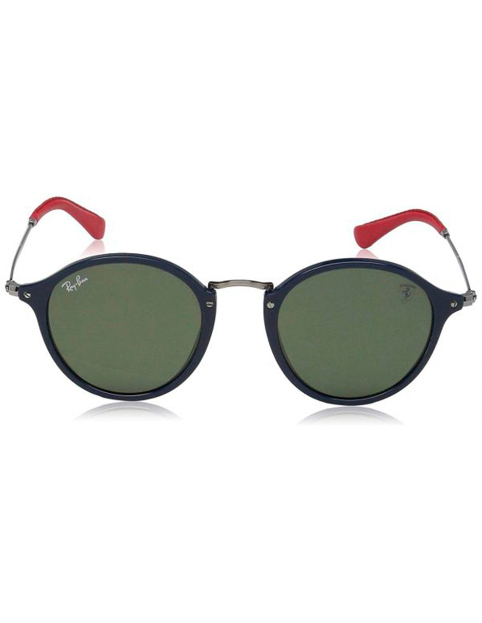 LENTE DE SOL RAY BAN RB2447MF F615/31 52MM AZUL MARINO/ROJO