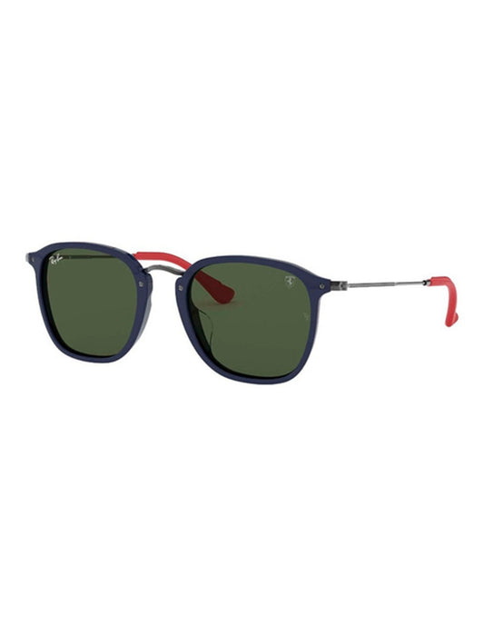 LENTE DE SOL RAY BAN RB2448MF F615/31 53MM AZUL /ROJO