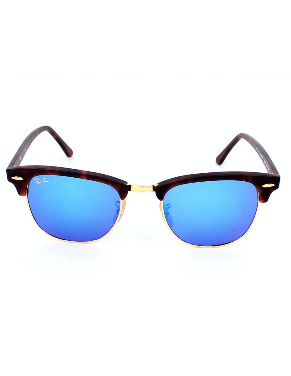 LENTE DE SOL RAY BAN RB3016 1145/17 51MM NEGRO/ LENTE AZUL ESPEJO