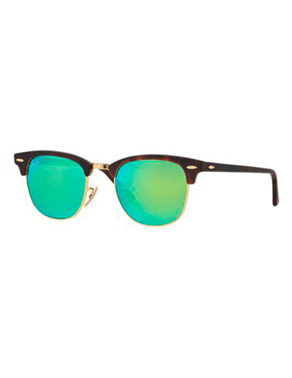 LENTE DE SOL RAY BAN RB3016 1145 19 51MM CAREY  VERDE ESPEJO