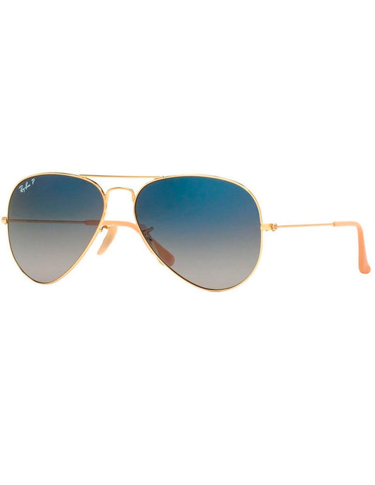 LENTE DE SOL RAY BAN AVIATOR GRADIENT RB3025 001 78 58MM DORADO AZUL