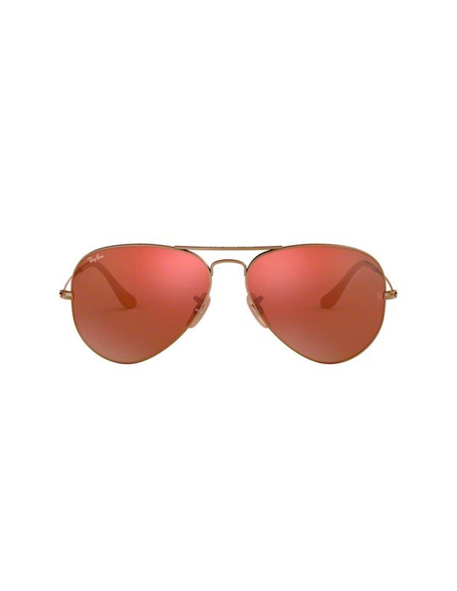 LENTE DE SOL RAY BAN RB3025 167 2K 58MM ROJO