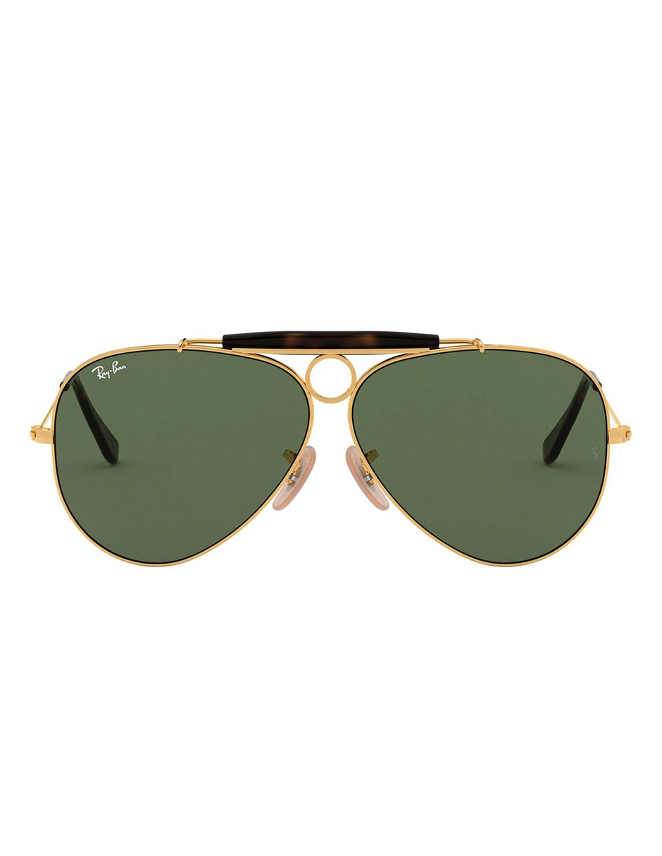 LENTE DE SOL RAY BAN SHOOTER RB3138 001 62MM G15