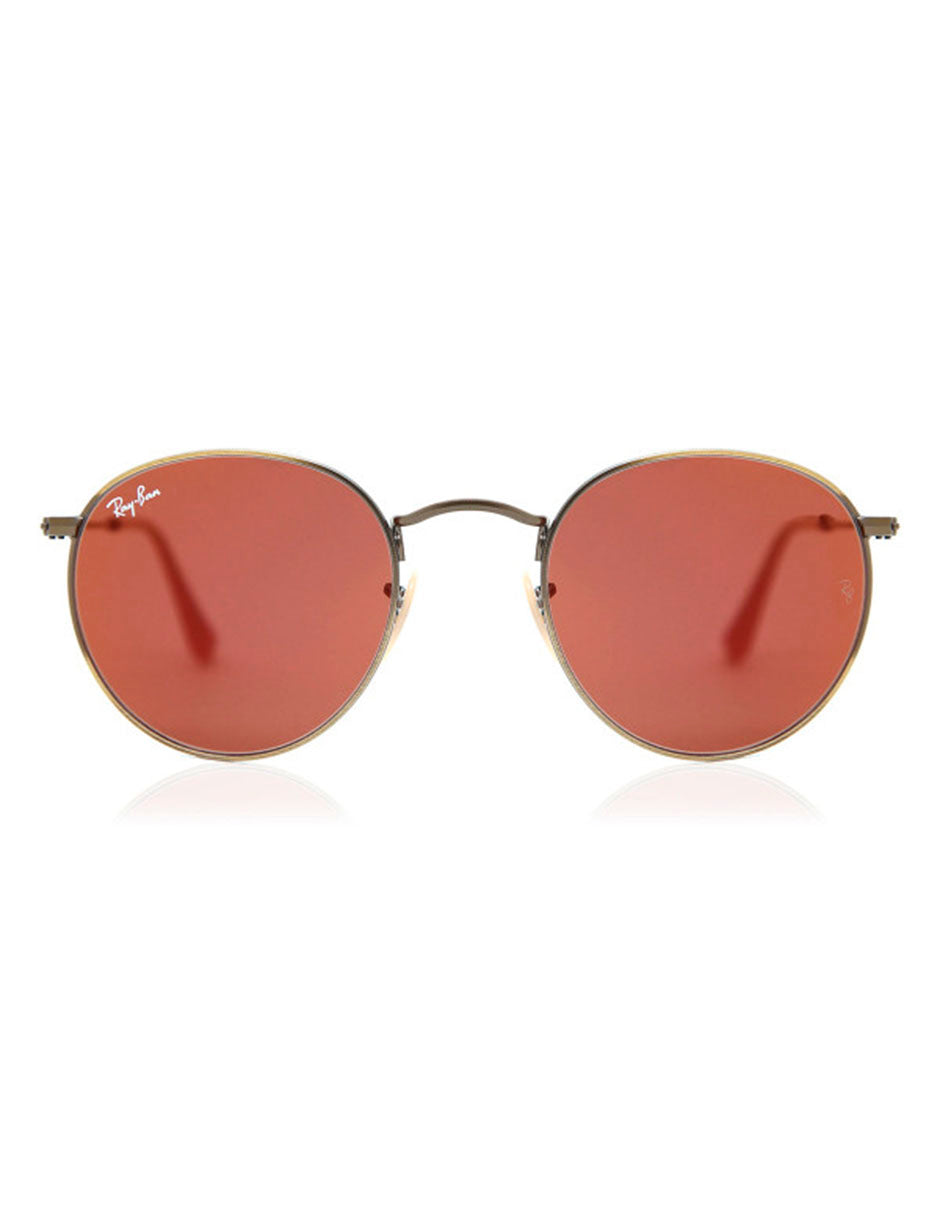 LENTE DE SOL RAY BAN RB3447 167/2K 50MM DORADO/ROJO