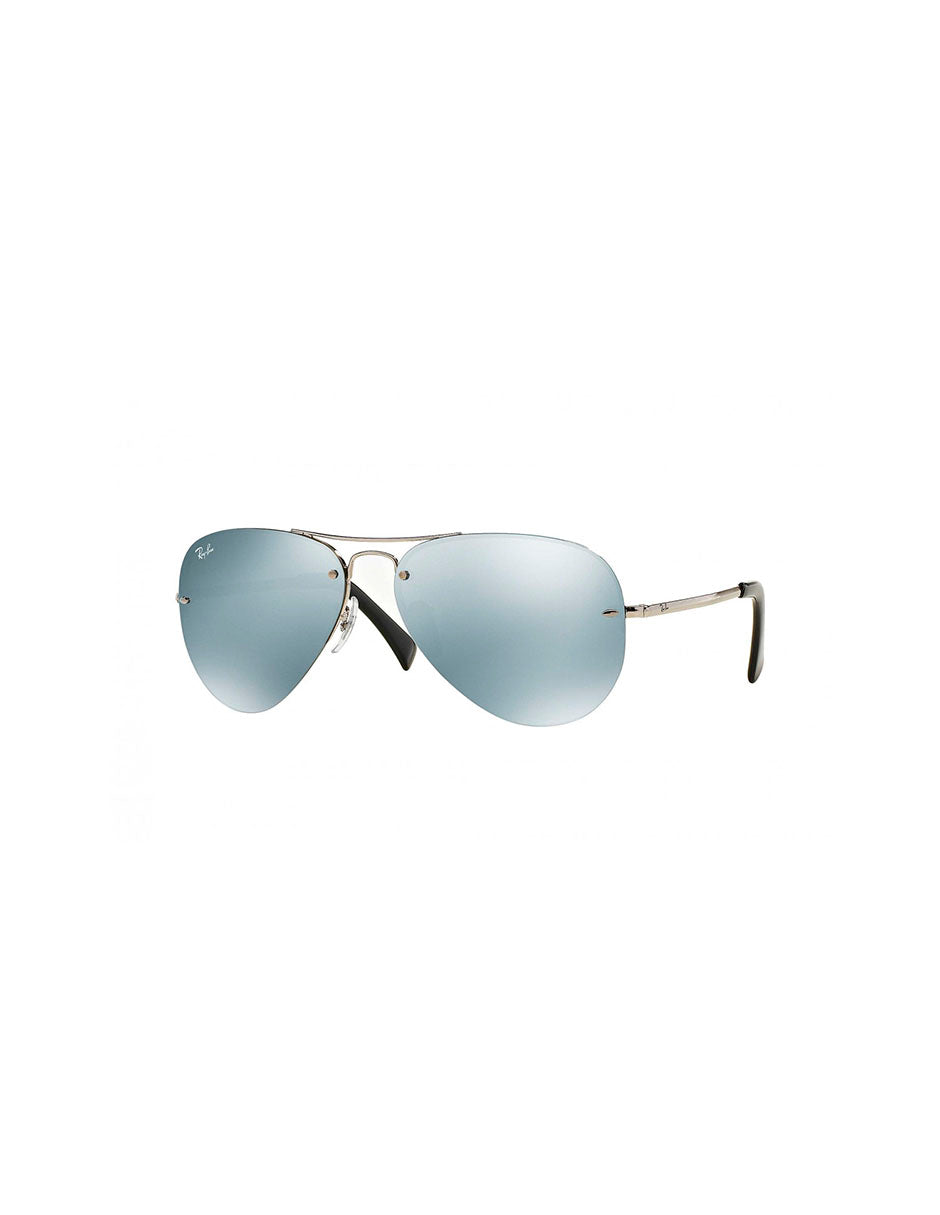 LENTE DE SOL RAY BAN POLARIZADO RB3449 003/82 59MM PLATA