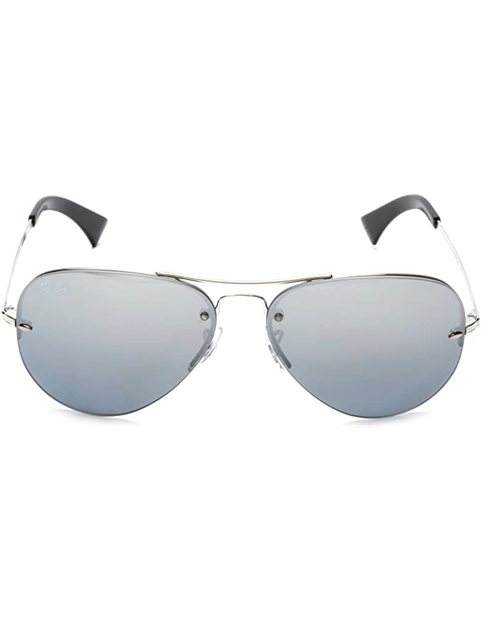 LENTE DE SOL RAY BAN POLARIZADO RB3449 003/82 59MM PLATA