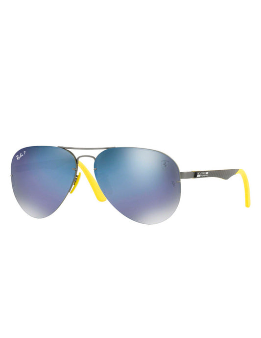 LENTES DE SOL POLARIZADO RAY BAN FERRARI RB3460M F003H0 59MM AZUL