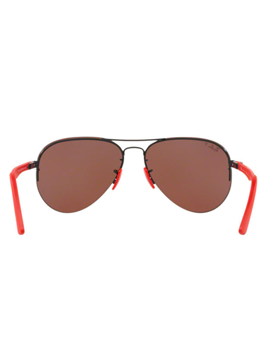 LENTES DE SOL POLARIZADOS RAY BAN FERRARI RB3460M F009H2 59MM PLATA