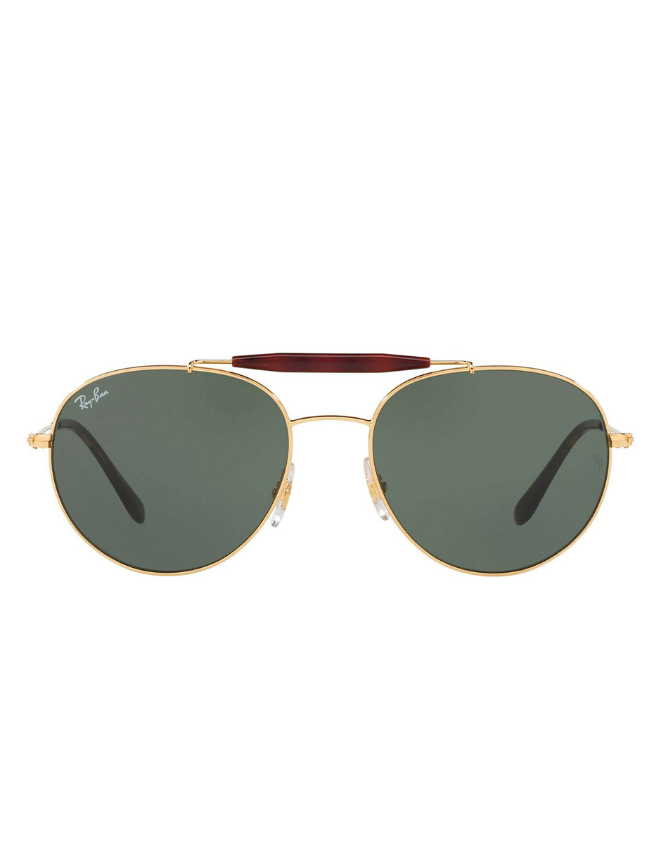 LENTES DE SOL RAY BAN RB3540 001 56MM DORADO/NEGRO