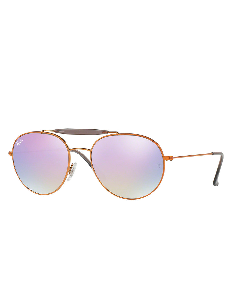 LENTES DE SOL RAY BAN RB3540 198/7X 56MM COBRE/ESPEJO LILA DEGRADADO