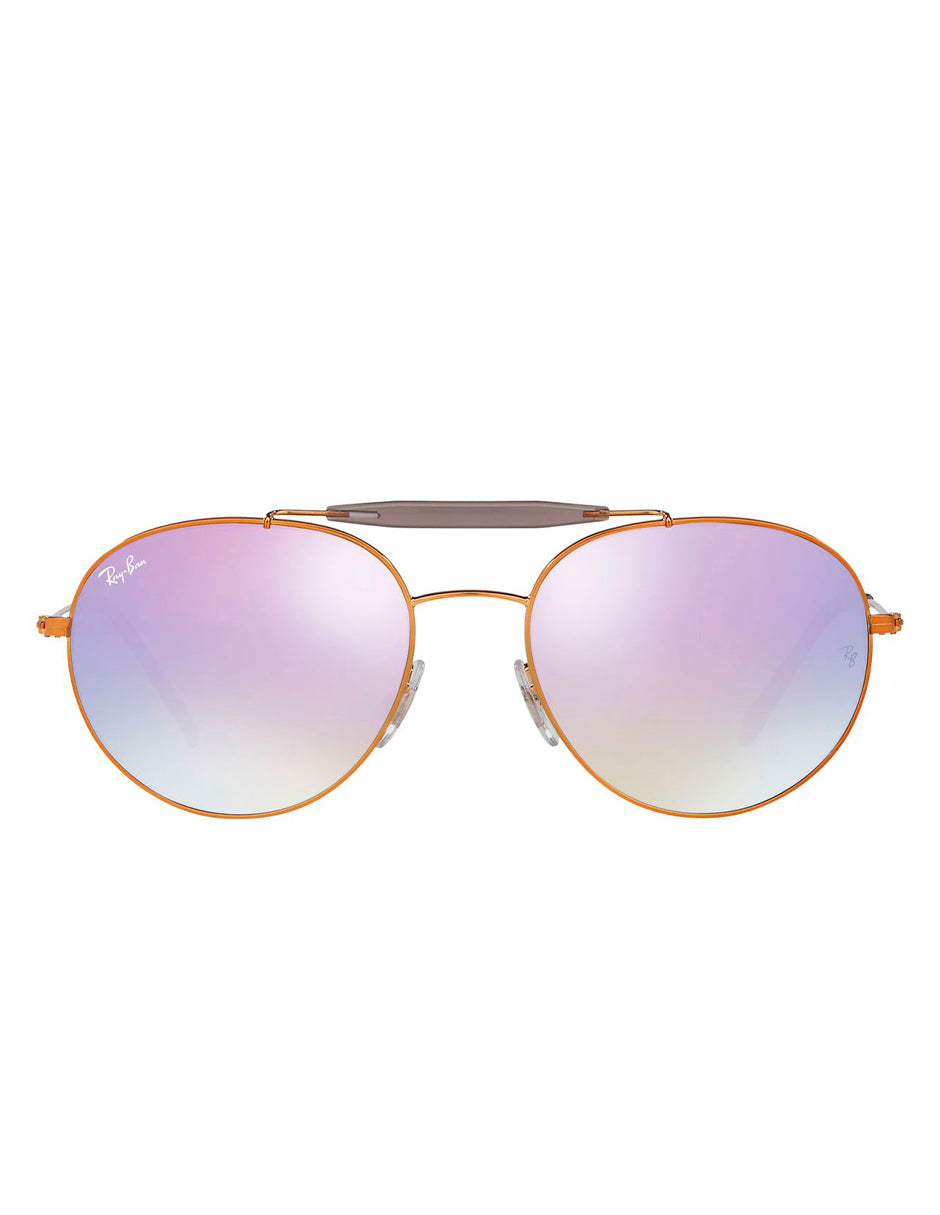 LENTES DE SOL RAY BAN RB3540 198/7X 56MM COBRE/ESPEJO LILA DEGRADADO