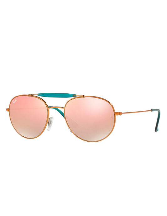 LENTES DE SOL RAY BAN RB3540 198/7Y 56MM DORADO/TURQUESA