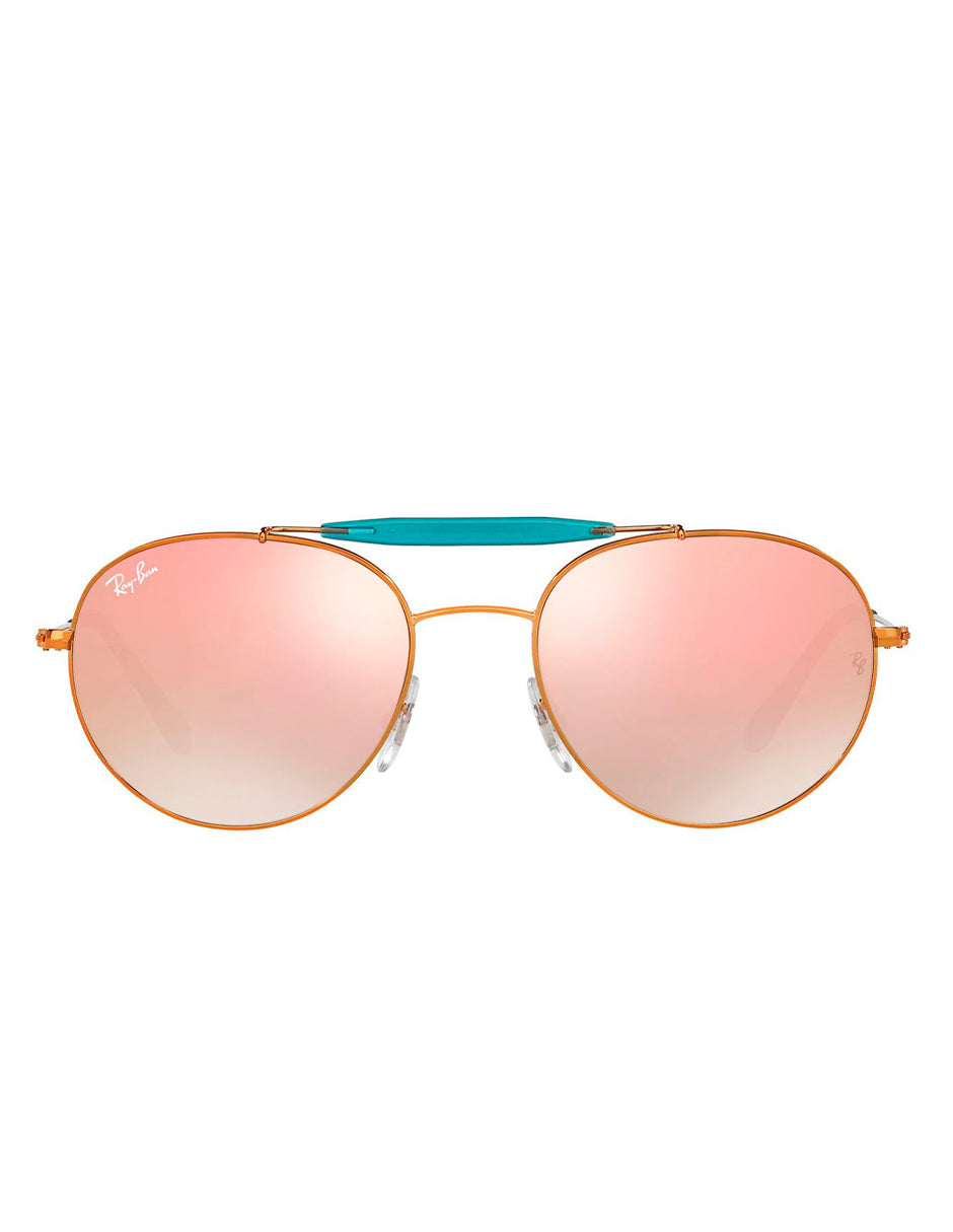 LENTES DE SOL RAY BAN RB3540 198/7Y 56MM DORADO/TURQUESA