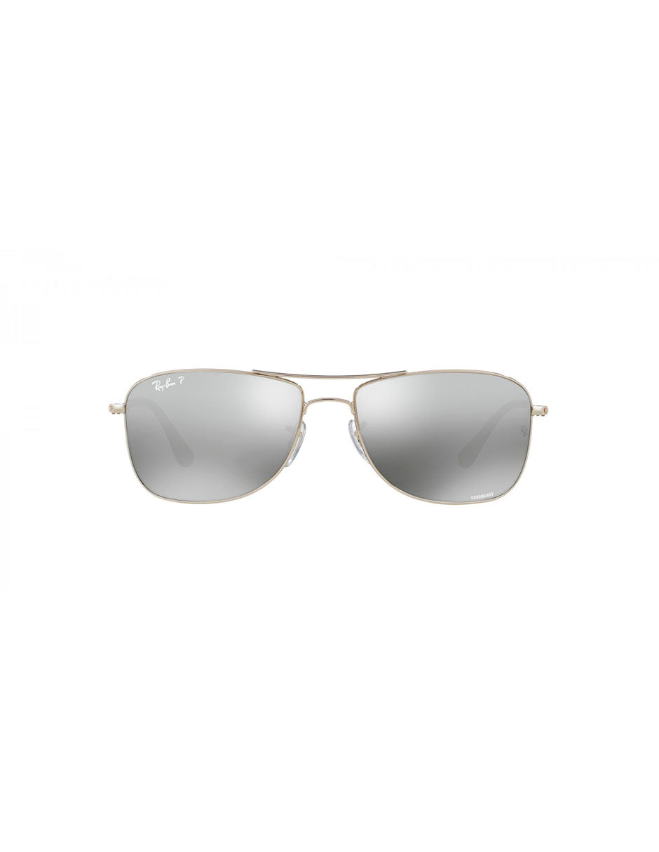 LENTE DE SOL RAY BAN CHROMANCE RB3543 003 5J 59MM PLATA