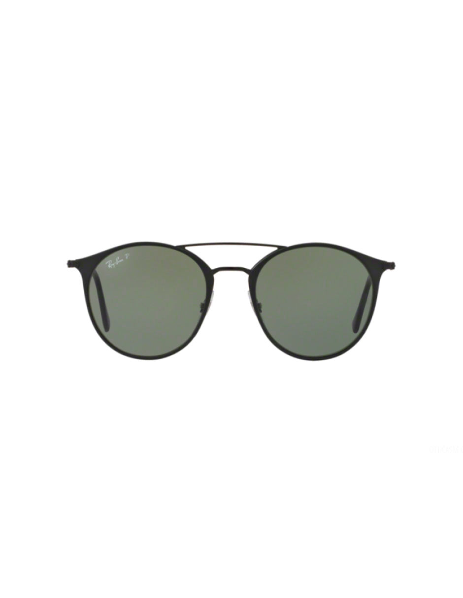 LENTE DE SOL RAY BAN POLARIZADOS RB3546 186 9A 52MM NEGRO  LENTE POLARIZADO