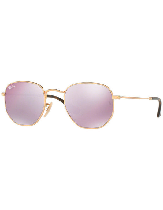 LENTE DE SOL RAY BAN HEXAGONAL FLAT RB3548N 001/8O 54MM LILA