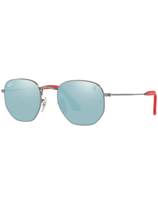 LENTE DE SOL RAY BAN RB3548NM F00130 SCUDERIA FERRARI 54MM PLATA