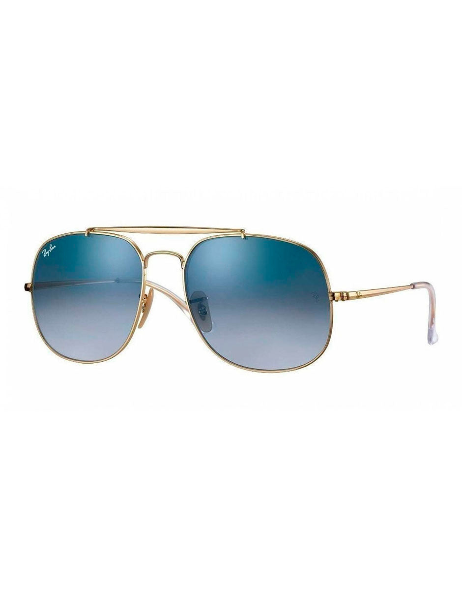 LENTE DE SOL RAY BAN GENERAL RB3561 001 3F 57MM AZUL