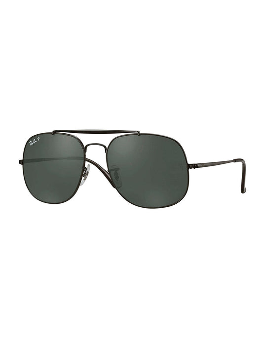 LENTE DE SOL POLARIZADO RAY BAN GENERAL RB3561 002 58 57MM NEGRO