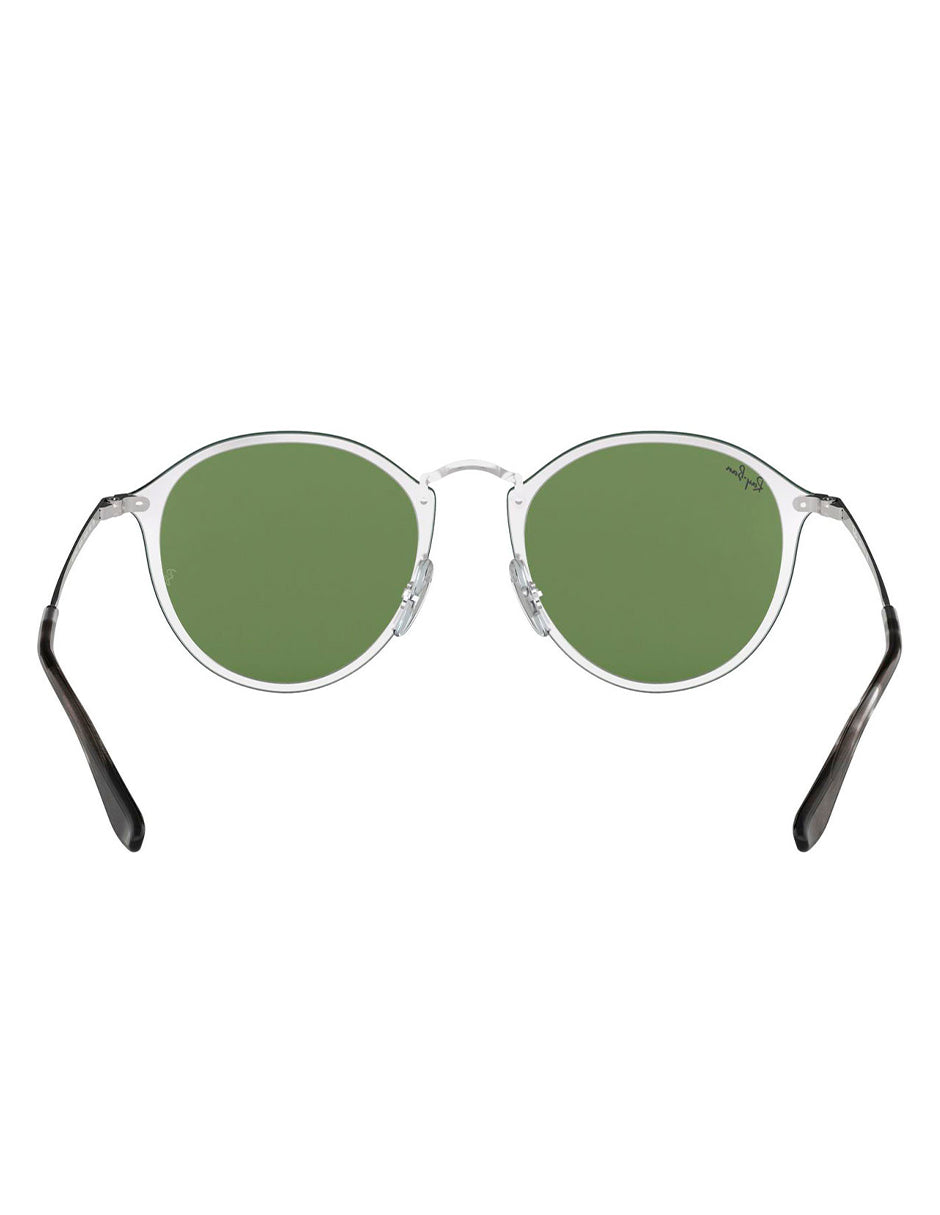 LENTES DE SOL RAY BAN BLAZE ROUND RB3574N 003/30 59MM PLATA VERDE