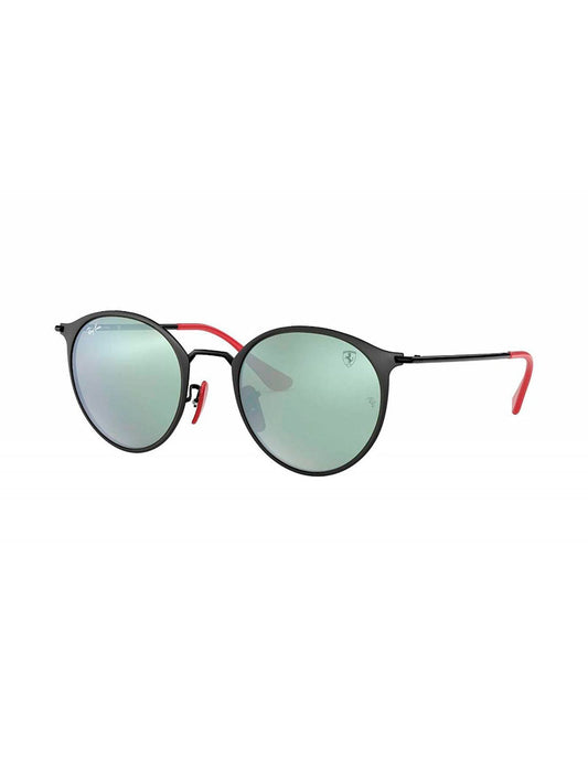 LENTE DE SOL RAY BAN RB3602M F02230 SCUDERIA FERRARI 52MM NEGRO PLATA