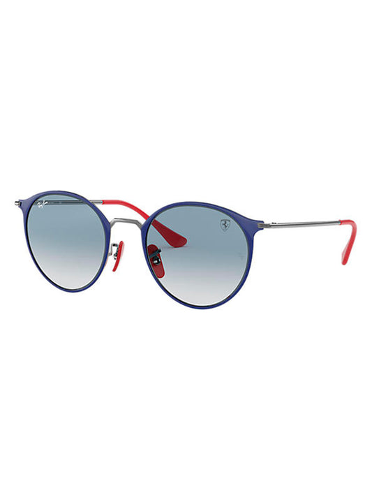 LENTE DE SOL RAY BAN RB3602M F0243F SCUDERIA FERRARI 52MM AZUL DEGRADADO