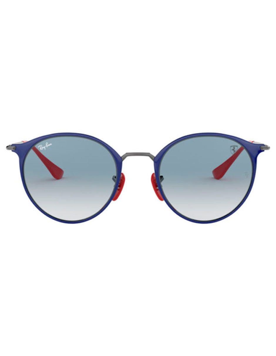 LENTE DE SOL RAY BAN RB3602M F0243F SCUDERIA FERRARI 52MM AZUL DEGRADADO