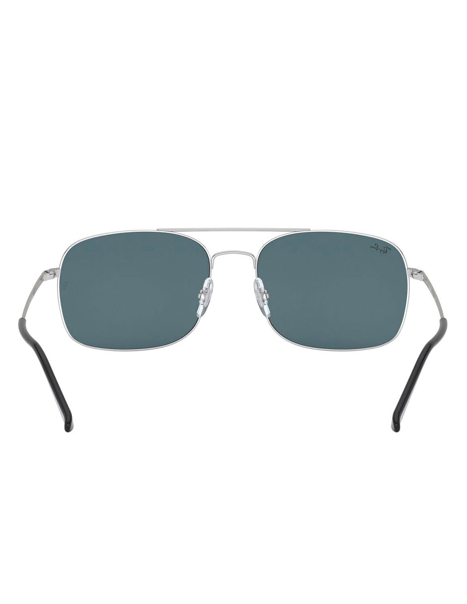 LENTES DE SOL RAY BAN RB3611 003/R5 60MM PLATEADO AZUL