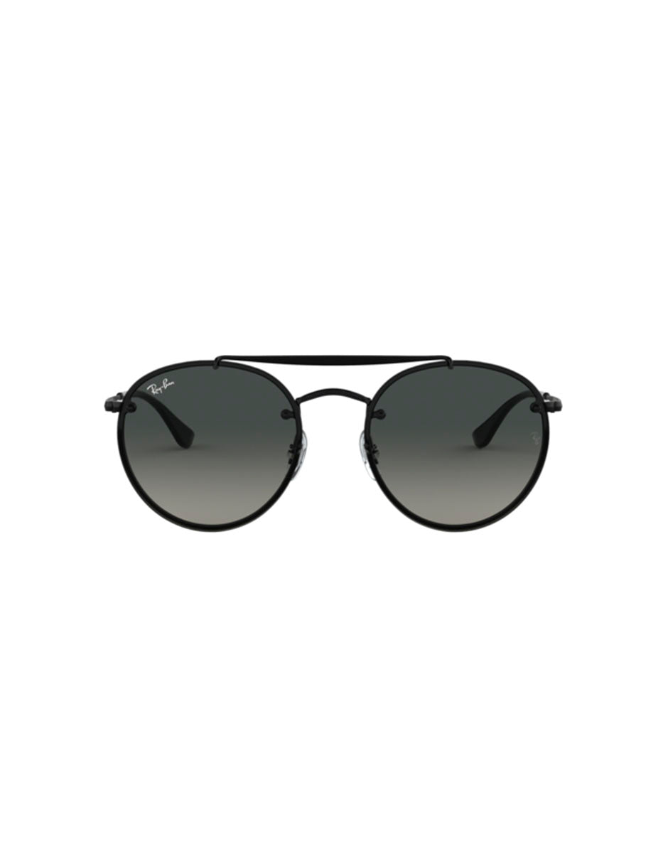 LENTE DE SOL RAY BAN BLAZE ROUND DOUBLE BRIDGE RB3614N 148 11 NEGRO