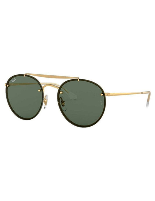 LENTE DE SOL RAY BAN BLAZE ROUND DOUBLE BRIDGE RB3614N 914071 DORADO G15 Mayoreo