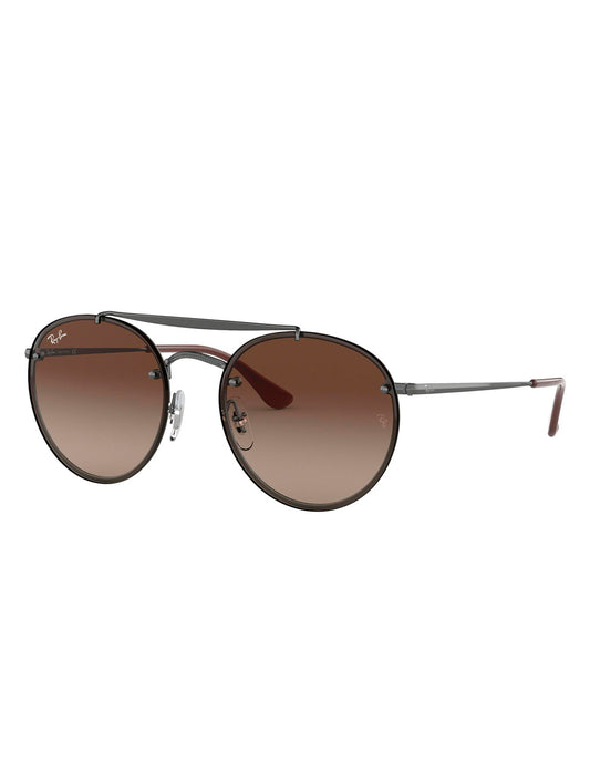 LENTES DE SOL RAY BAN BLAZE ROUND DOUBLE BRIDGE RB3614N 914413 CAFE