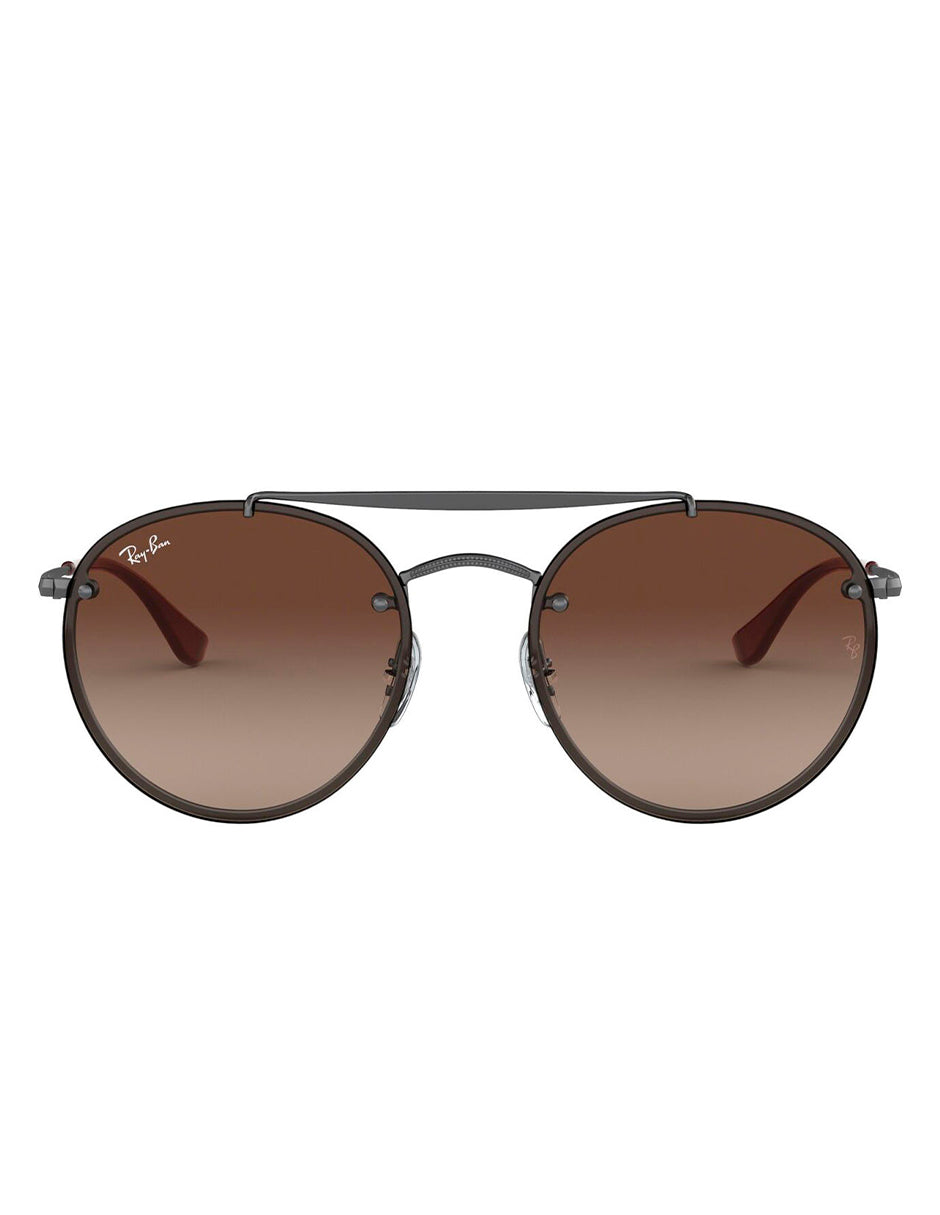 LENTES DE SOL RAY BAN BLAZE ROUND DOUBLE BRIDGE RB3614N 914413 CAFE