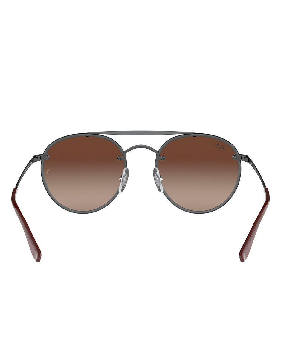 LENTES DE SOL RAY BAN BLAZE ROUND DOUBLE BRIDGE RB3614N 914413 CAFE