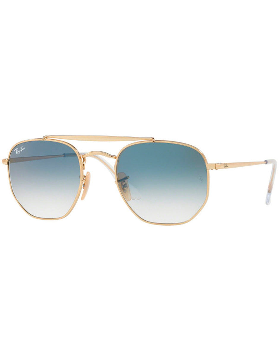 LENTE DE SOL RAY BAN MARSHAL RB3648 001 3F 54MM AZUL