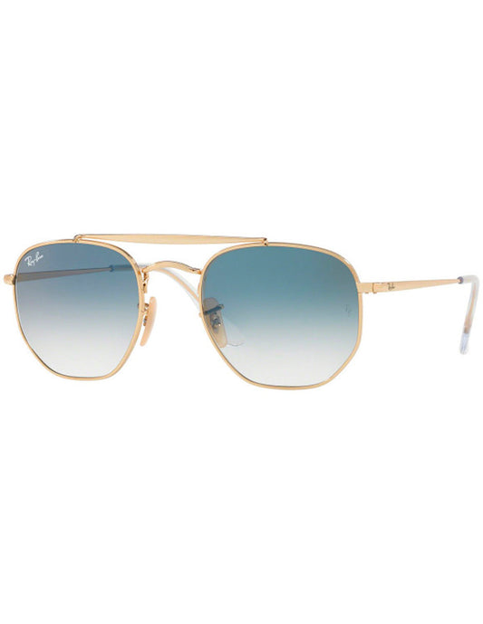 LENTE DE SOL RAY BAN MARSHAL RB3648 001 3F 54MM AZUL Mayoreo