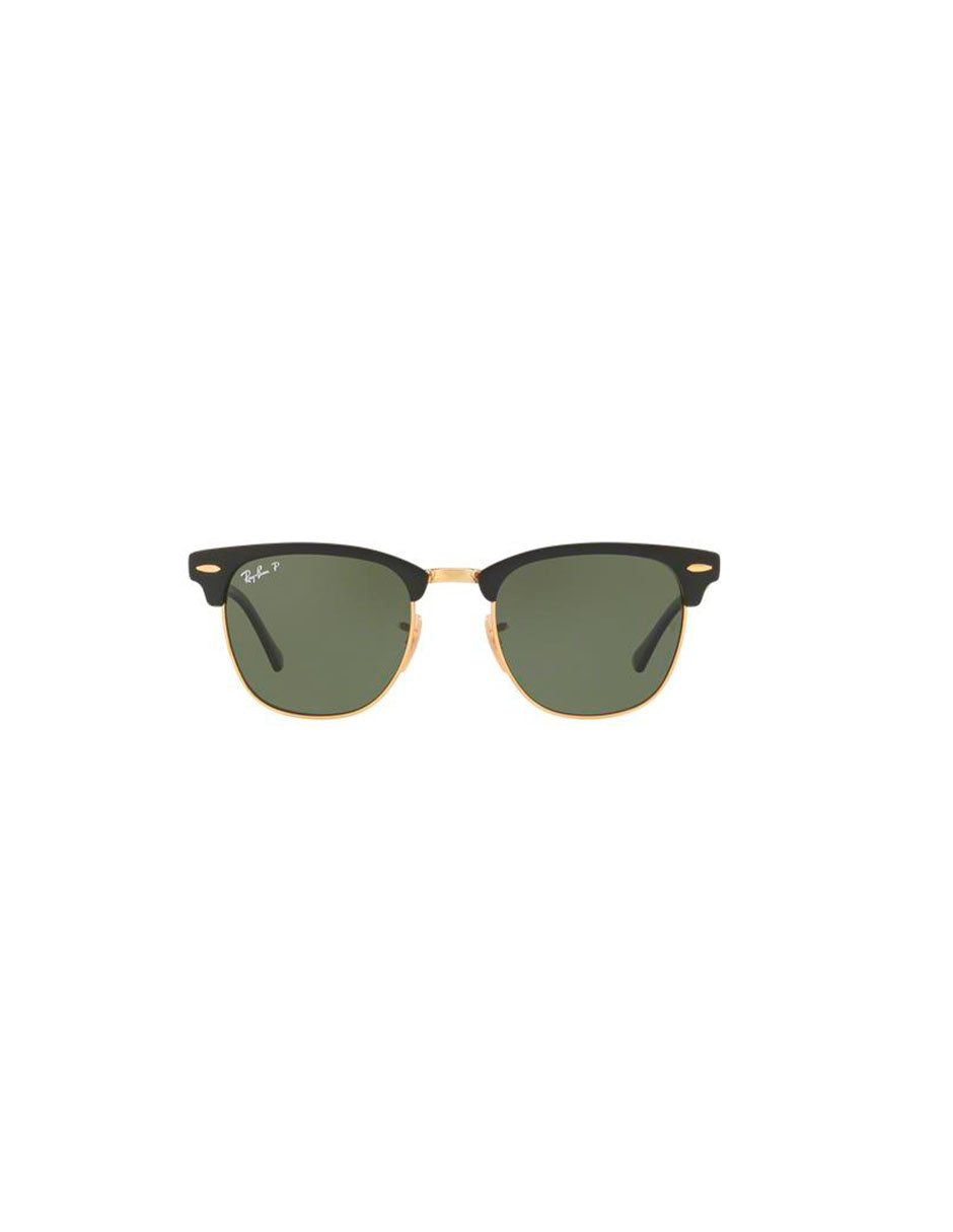 LENTE DE SOL RAY BAN CLUBMASTER METAL RB3716 187 51MM G15 NEGRO