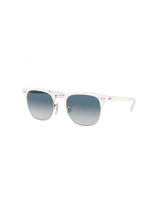 LENTE DE SOL RAY BAN CLUBMASTER METAL RB3716 90883F 51MM BLANCO Mayoreo