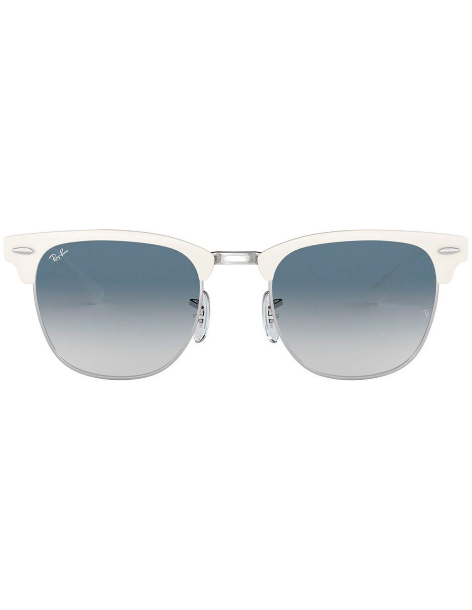 LENTE DE SOL RAY BAN CLUBMASTER METAL RB3716 90883F 51MM BLANCO